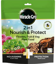 Load image into Gallery viewer, MIRACLE-GRO® 2 IN 1 NOURISH & PROTECT FLOWERS, FRUIT & VEG PLANT FOOD